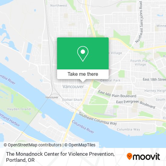The Monadnock Center for Violence Prevention map