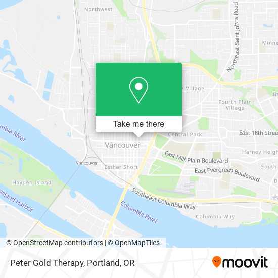 Peter Gold Therapy map