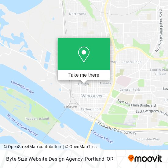 Byte Size Website Design Agency map