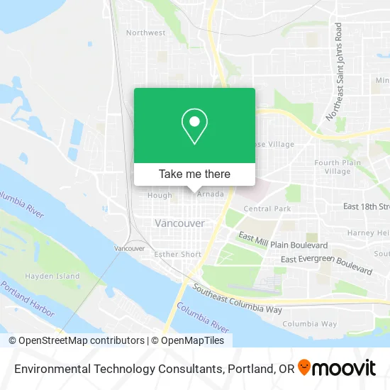 Environmental Technology Consultants map
