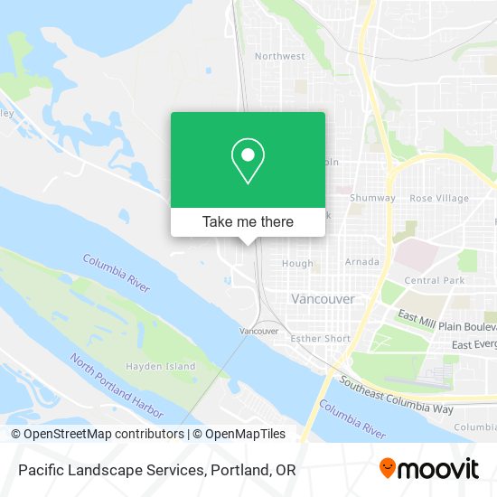 Pacific Landscape Services map