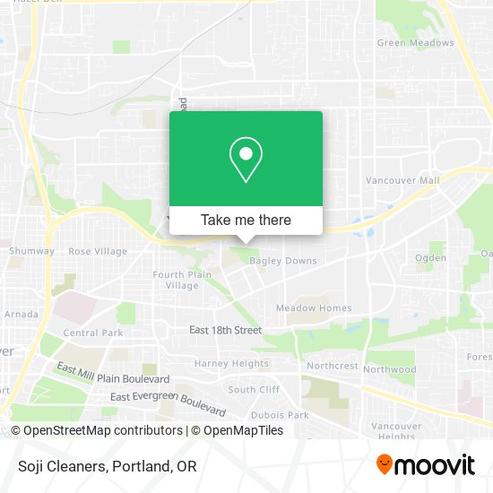 Soji Cleaners map