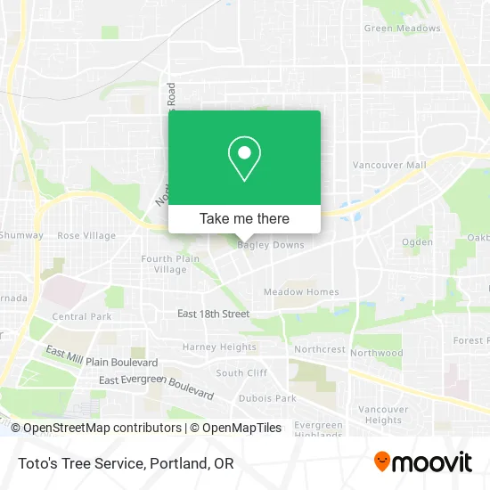 Toto's Tree Service map