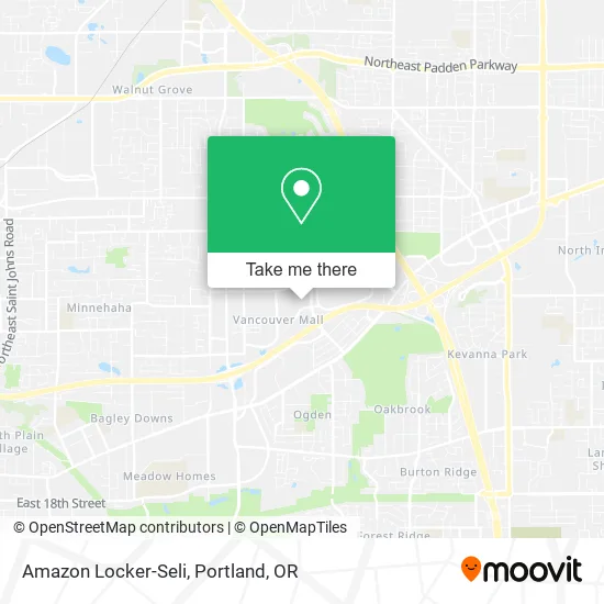 Amazon Locker-Seli map