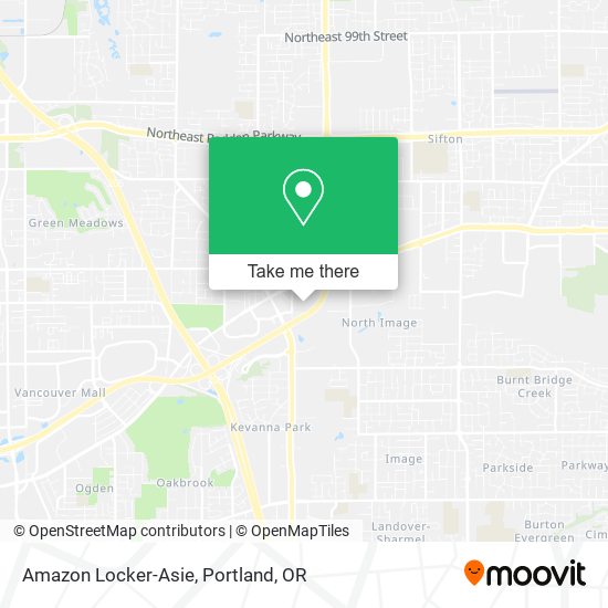 Mapa de Amazon Locker-Asie