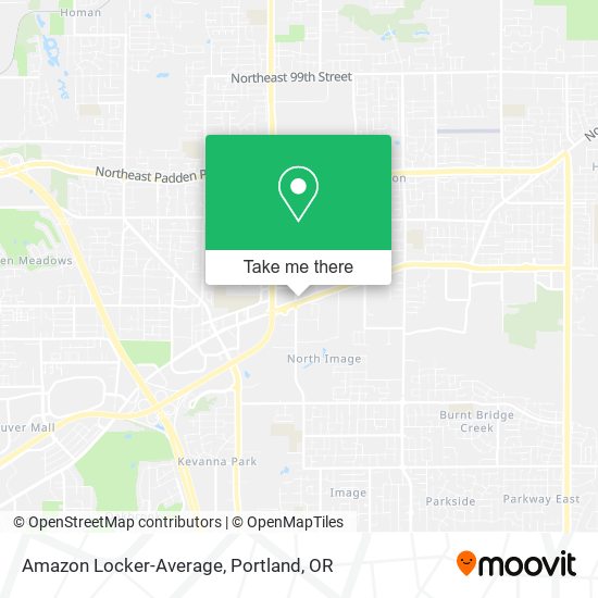 Amazon Locker-Average map