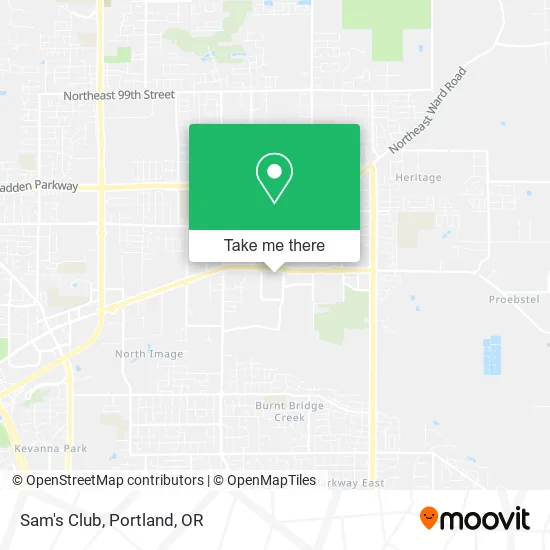 Sam's Club map