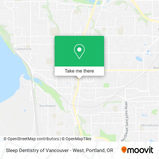 Sleep Dentistry of Vancouver - West map