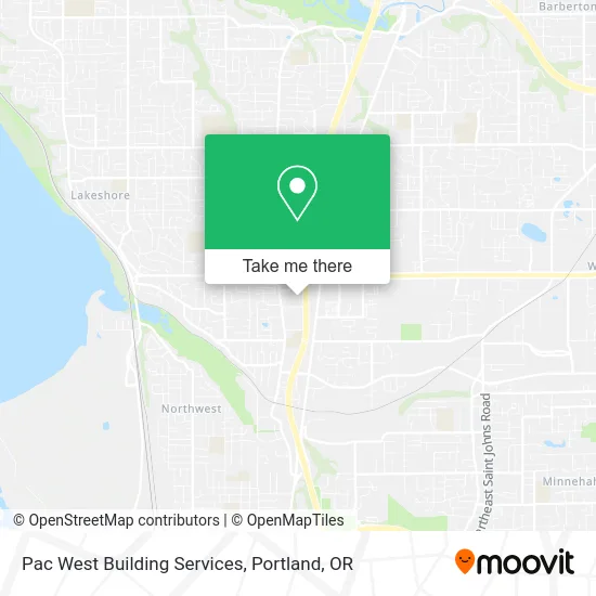 Pac West Building Services map