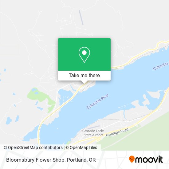 Bloomsbury Flower Shop map