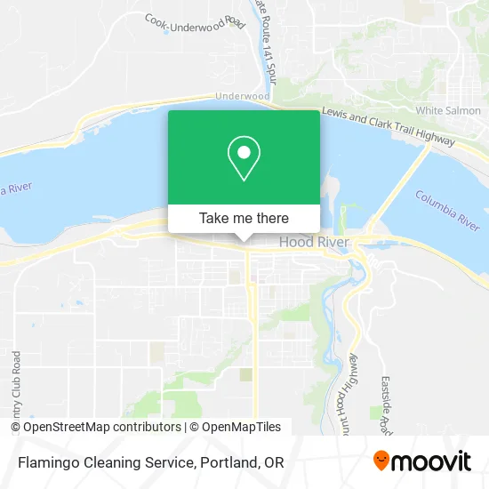Flamingo Cleaning Service map
