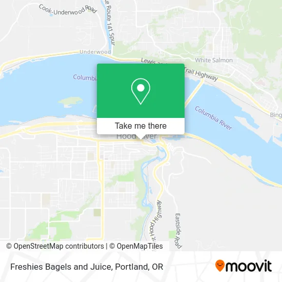 Freshies Bagels and Juice map