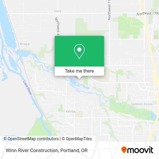 Winn River Construction map