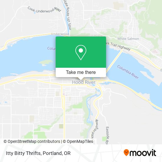 Mapa de Itty Bitty Thrifts