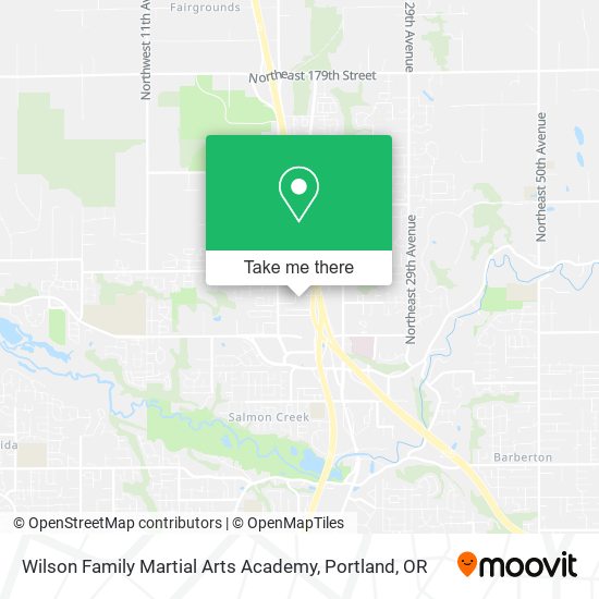 Wilson Family Martial Arts Academy map