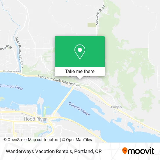 Wanderways Vacation Rentals map