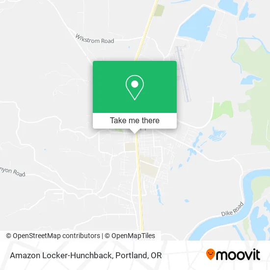 Mapa de Amazon Locker-Hunchback