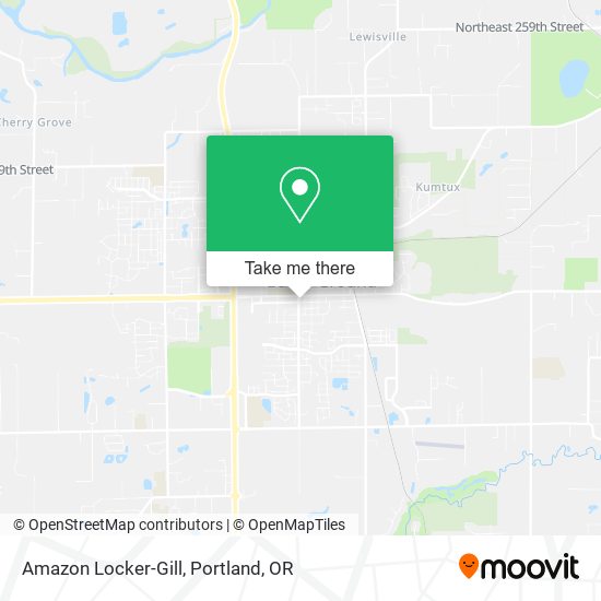 Mapa de Amazon Locker-Gill