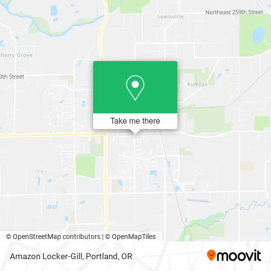 Amazon Locker-Gill map