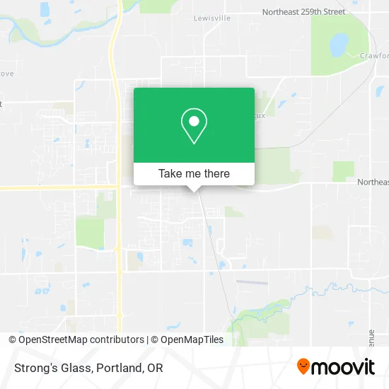 Mapa de Strong's Glass