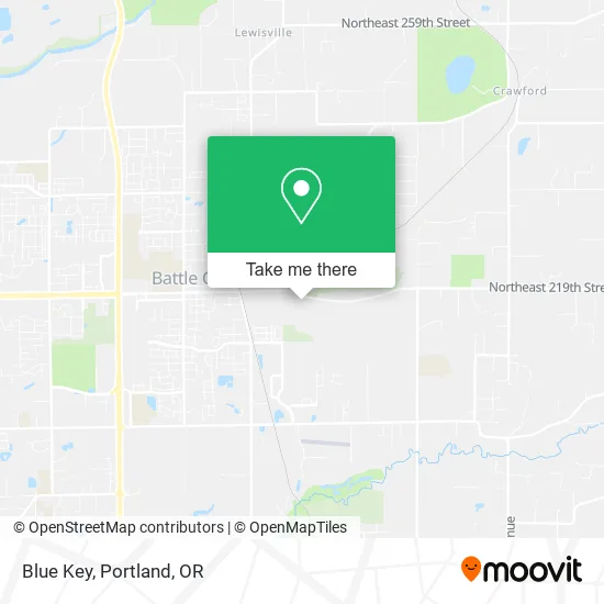 Blue Key map