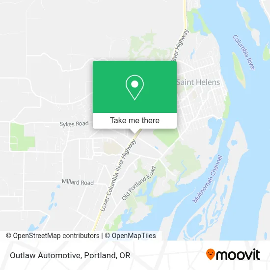 Outlaw Automotive map