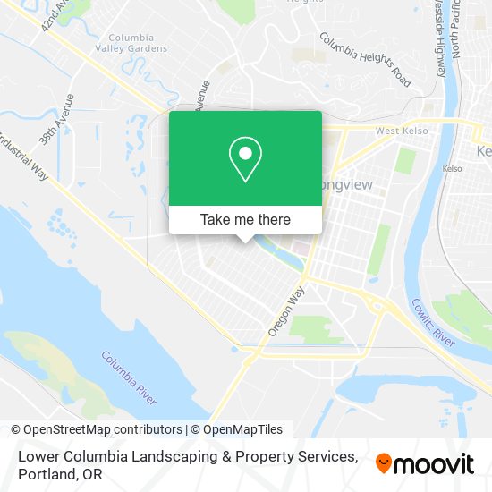 Lower Columbia Landscaping & Property Services map