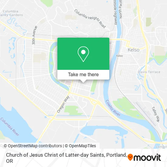 Church of Jesus Christ of Latter-day Saints map