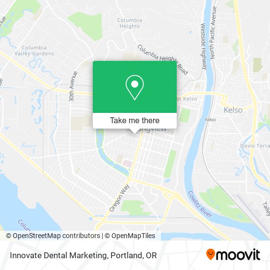 Innovate Dental Marketing map