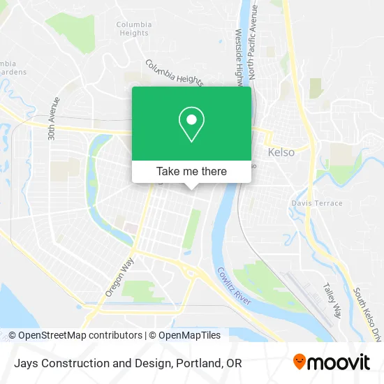 Jays Construction and Design map