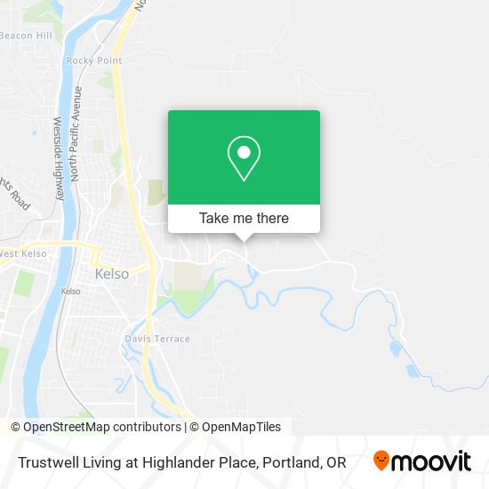Trustwell Living at Highlander Place map