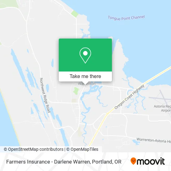 Farmers Insurance - Darlene Warren map