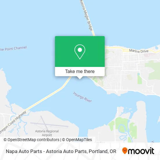 Napa Auto Parts - Astoria Auto Parts map