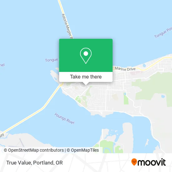 True Value map