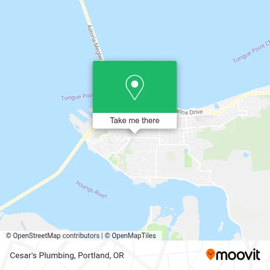 Cesar's Plumbing map