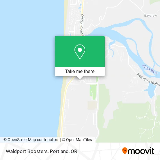 Waldport Boosters map