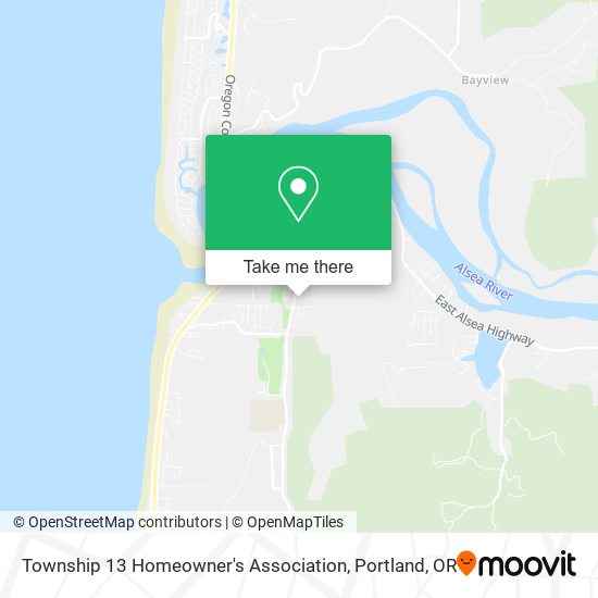 Township 13 Homeowner's Association map