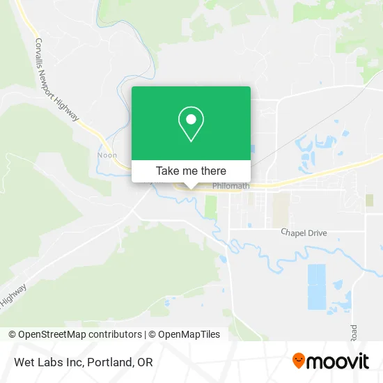 Wet Labs Inc map