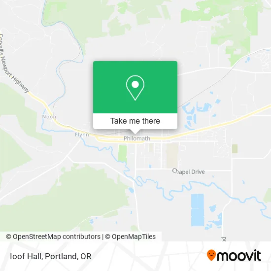 Ioof Hall map