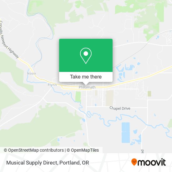 Mapa de Musical Supply Direct
