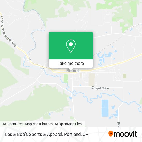 Les & Bob's Sports & Apparel map