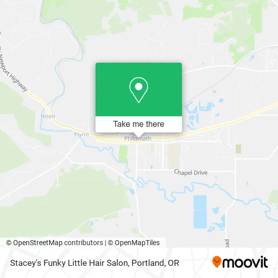 Mapa de Stacey's Funky Little Hair Salon