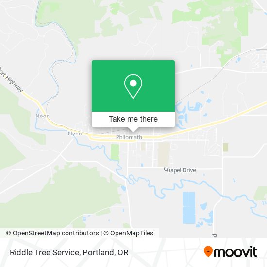 Riddle Tree Service map