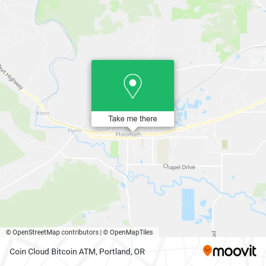 Coin Cloud Bitcoin ATM map