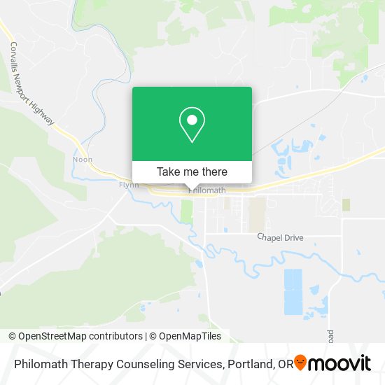 Philomath Therapy Counseling Services map