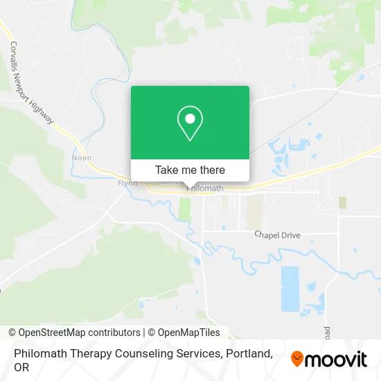 Philomath Therapy Counseling Services map