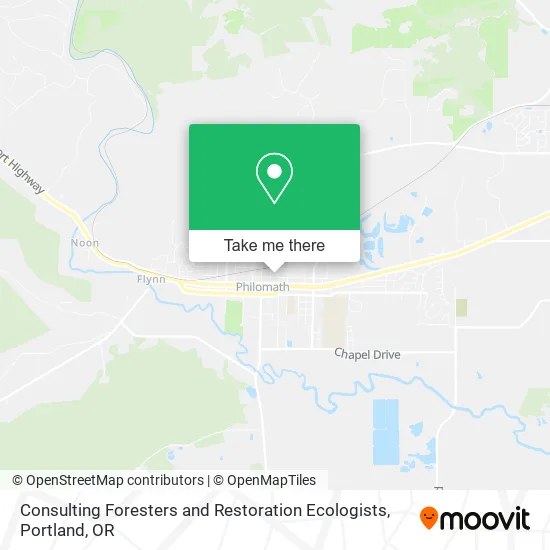 Consulting Foresters and Restoration Ecologists map