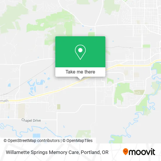 Willamette Springs Memory Care map