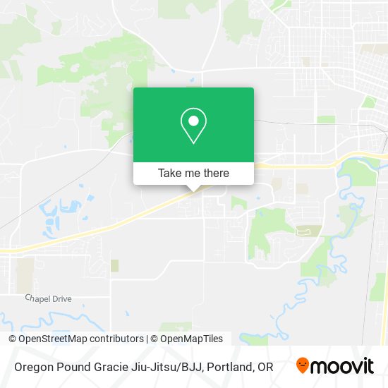 Mapa de Oregon Pound Gracie Jiu-Jitsu / BJJ