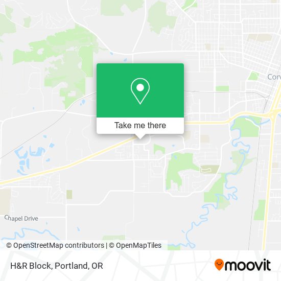 H&R Block map